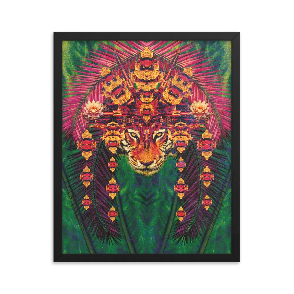 Tiger queen framed poster