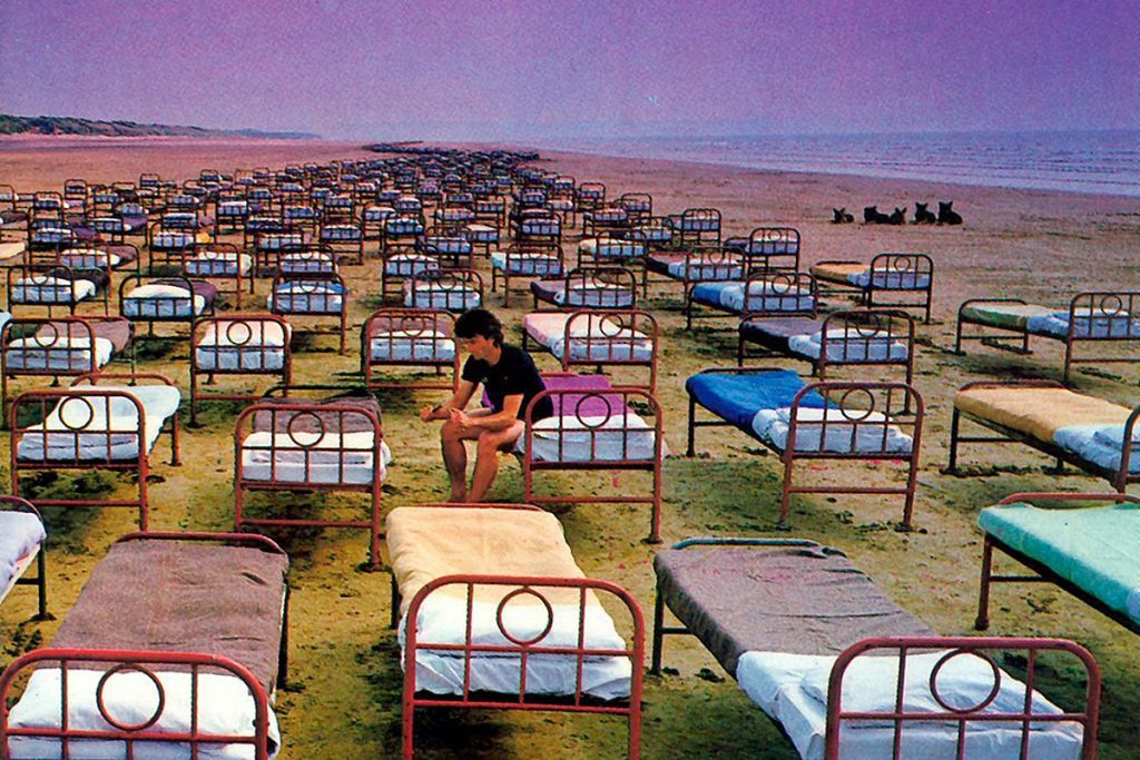 Storm Thorgerson album cover design of infinite beds