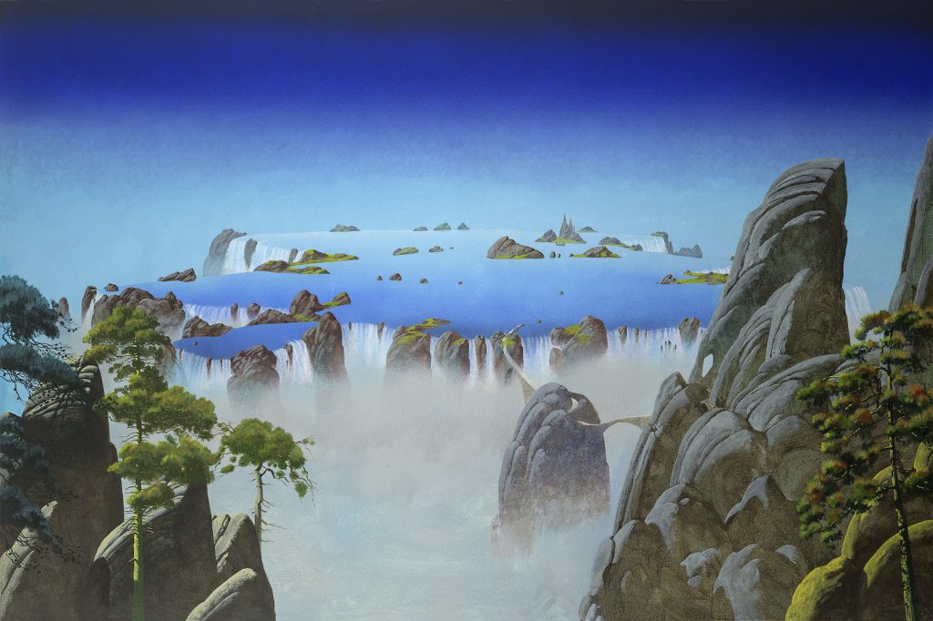 Roger Dean artwork for YES album Close to the edge